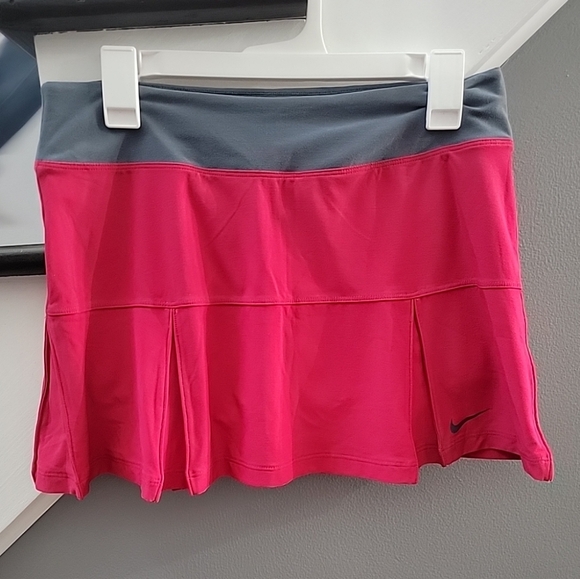 Nike Pants - Nike Women's Dri-Fit Premier Tennis Skort Skirt Size Med Pink Comfy Pickleball